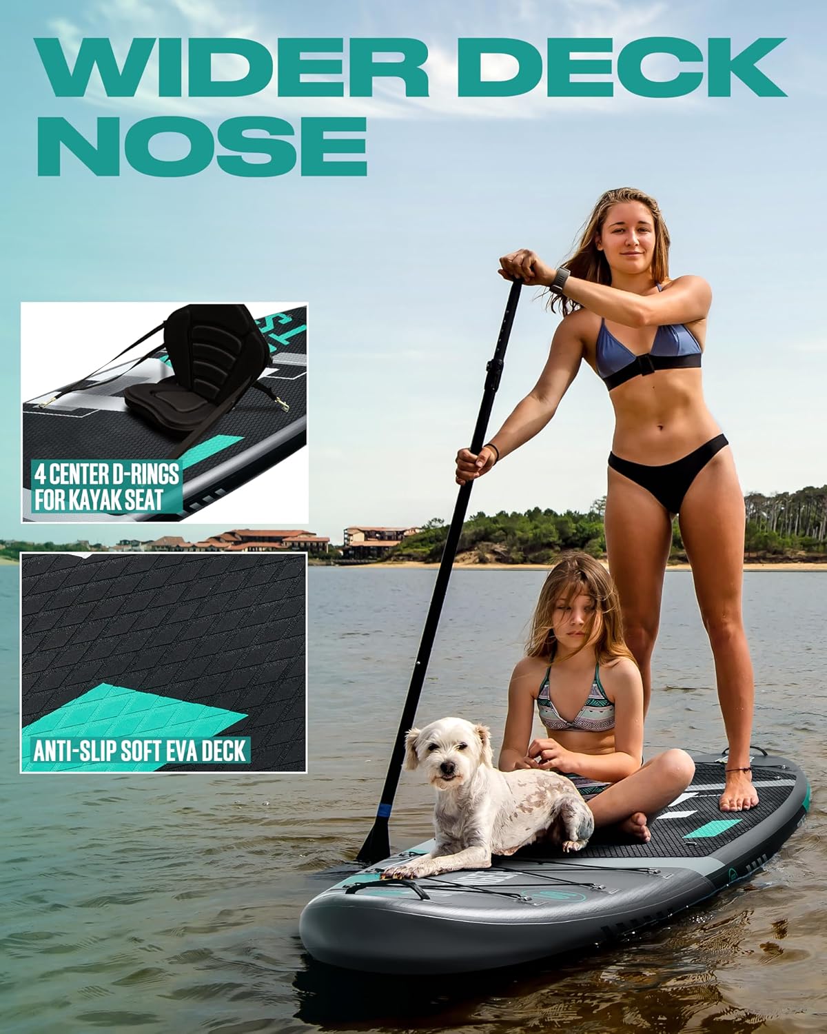 Sports Grey 350x89x15 cm (11'6'') yoga SUP