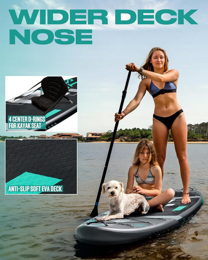 Sports Grey 350x89x15 cm (11'6'') yoga SUP