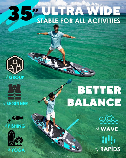 Sports Grey 350x89x15 cm (11'6'') yoga SUP