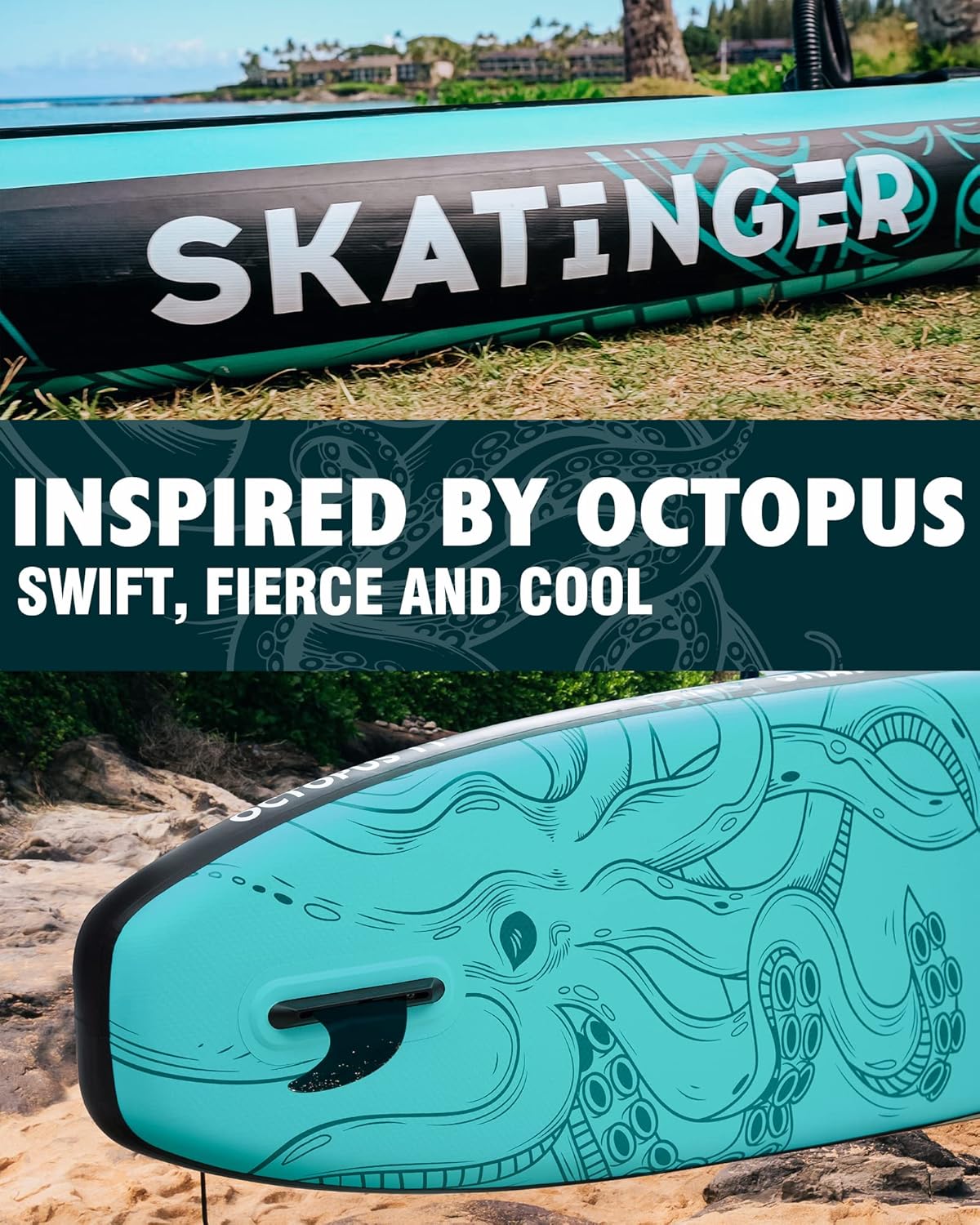 Octopus 335x86x15 cm (11') allround SUP board