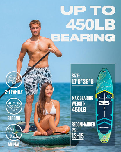 Asiaticus 350x89x15 cm (11'6'') yoga board