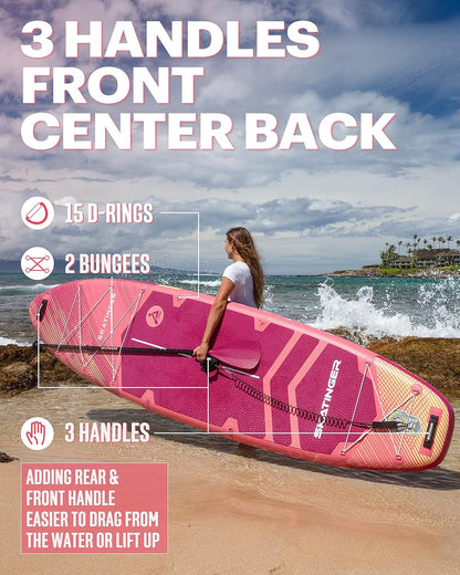 Prana Meteor Pink 350x89x15 cm (11'6'') yoga board