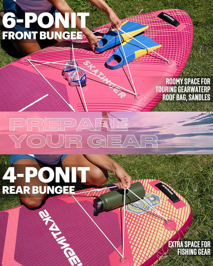 Prana Meteor Pink 350x89x15 cm (11'6'') yoga board