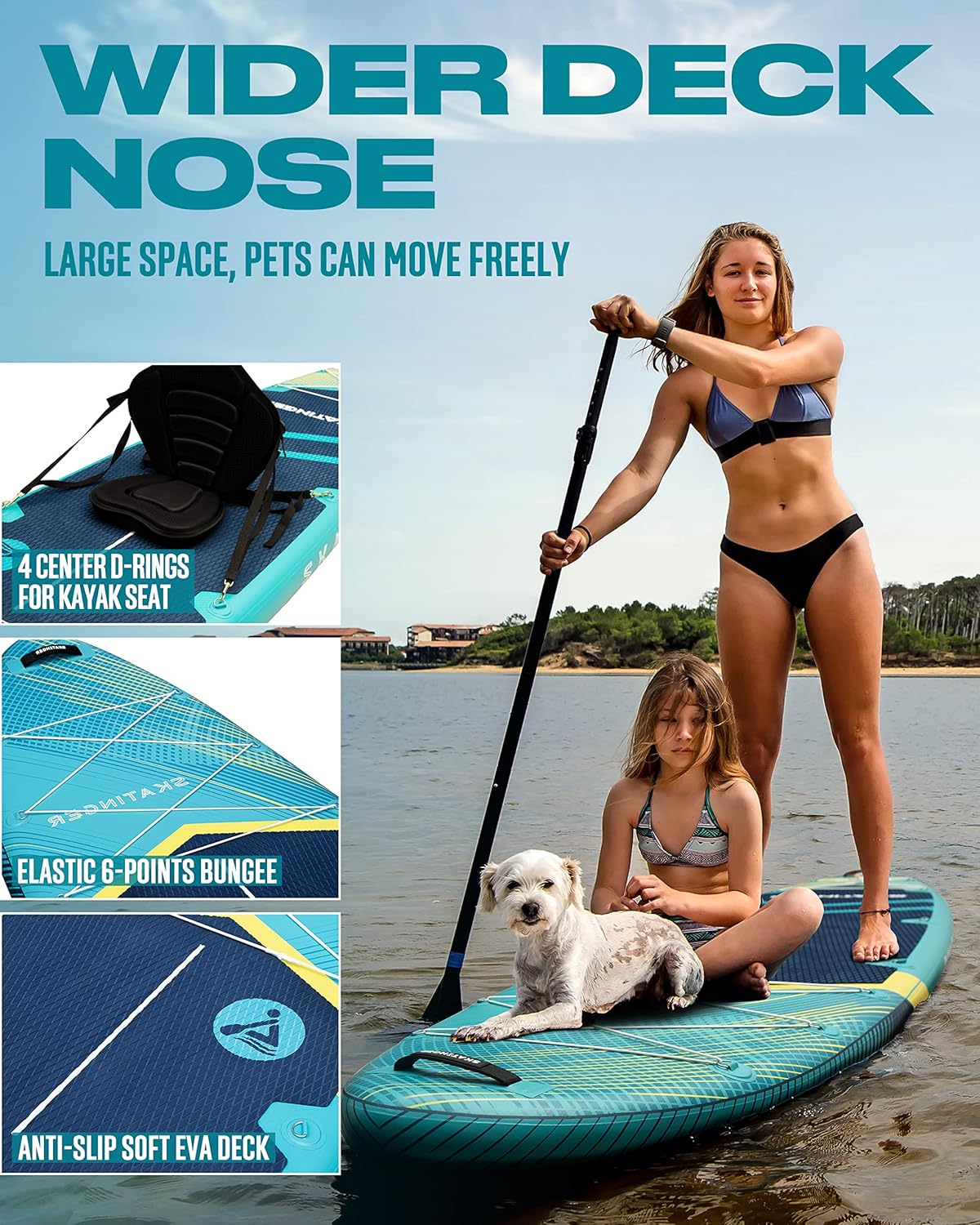 Asiaticus 350x89x15 cm (11'6'') yoga board