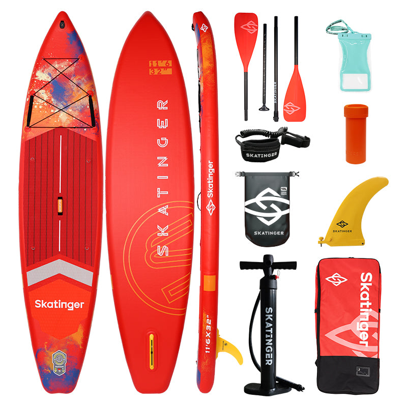 Interstellar Red 350x81x15 cm (11') touring SUP board